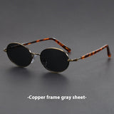 Oval TR90 Temple Retro Round Glasses Republic Of China Style