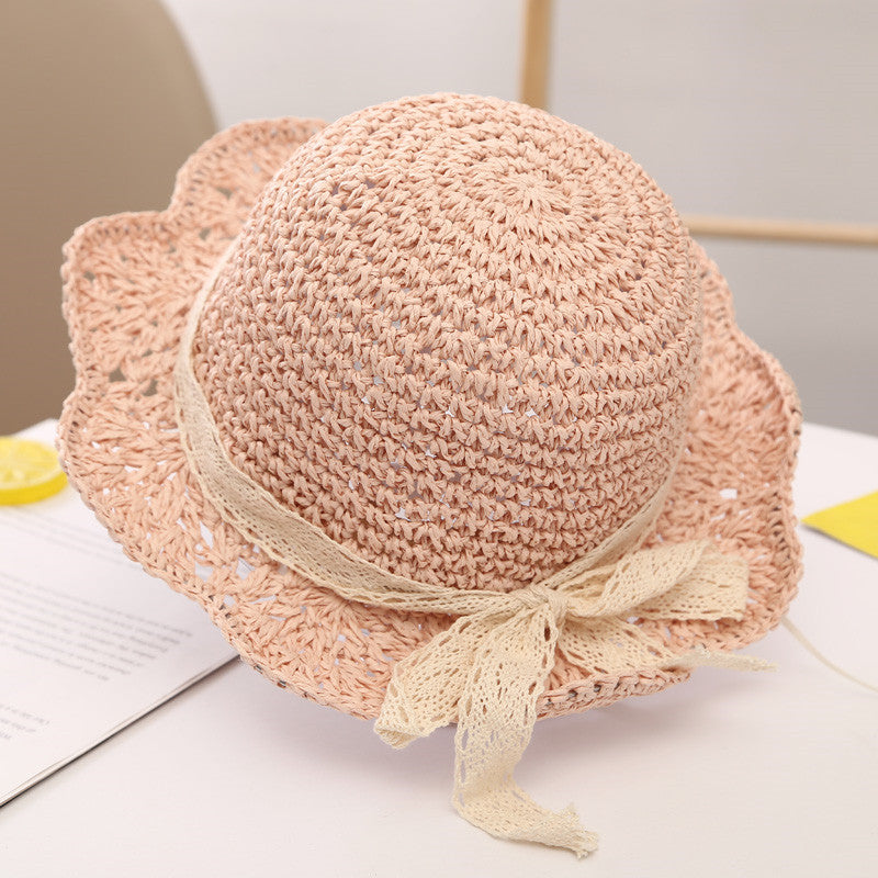 Summer Sunshade Big Brim Sun-proof Children's Straw Hat