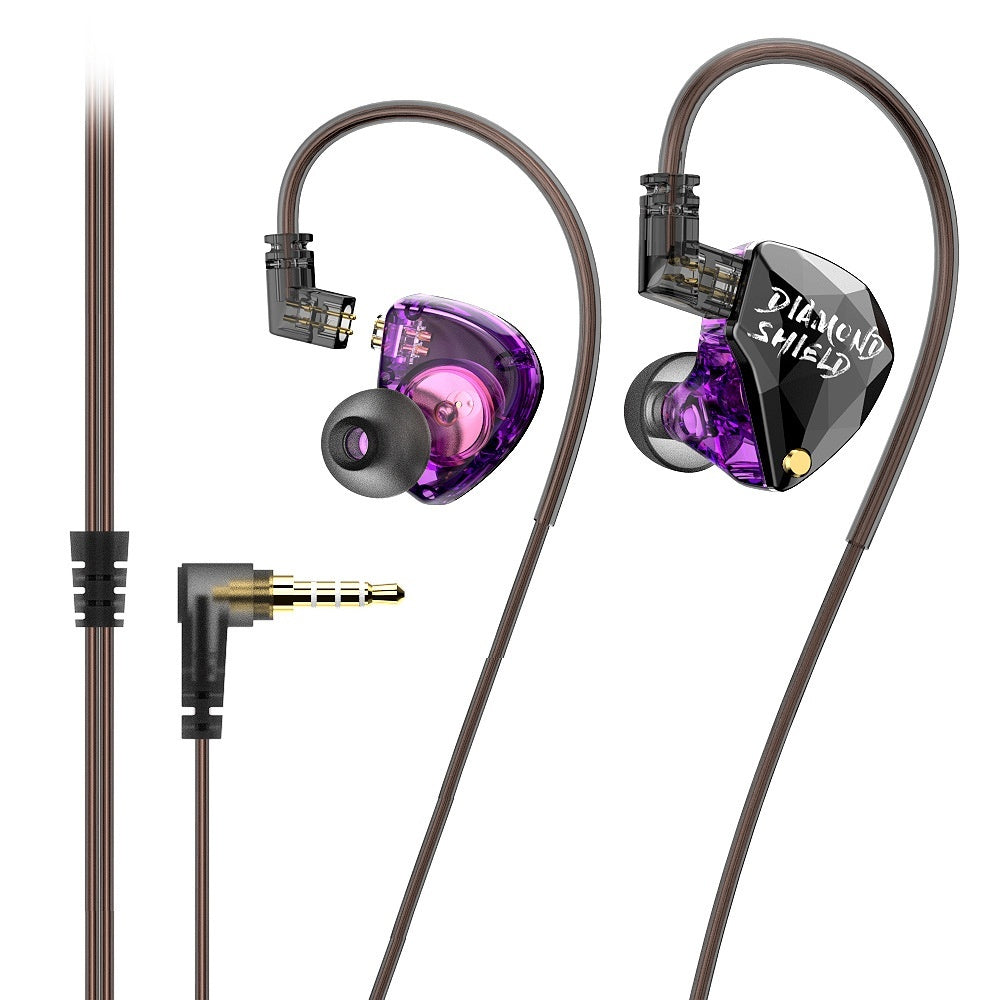 4 Adjustable Wire Plug-in Ear-mounted Game Music Wired Headset