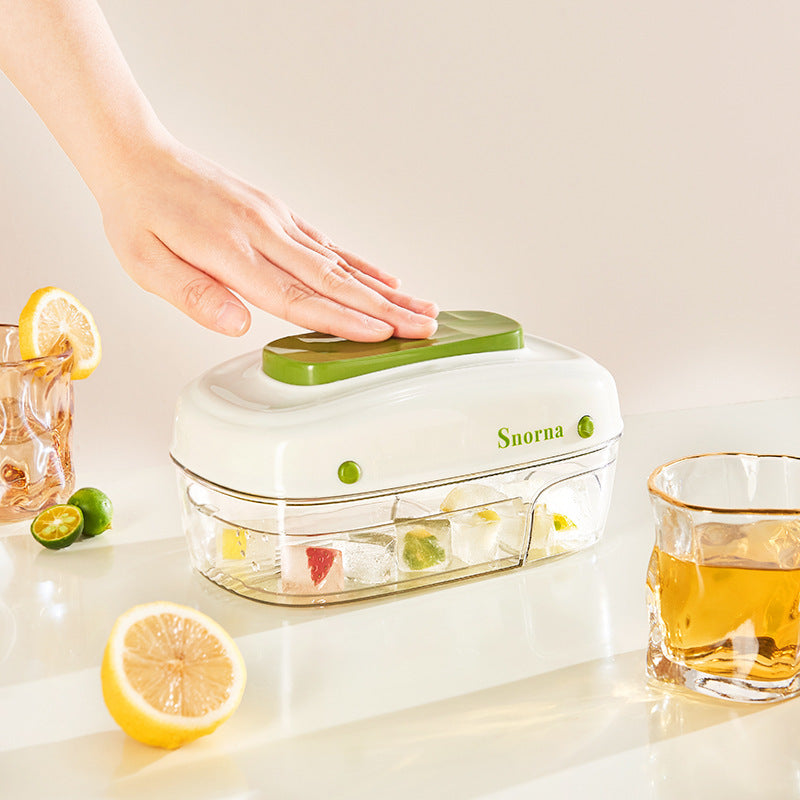 Pressing Ice Cube Film Easily Removable Mold Food Grade Ice Tray With Lid