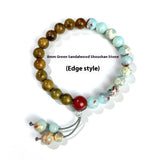 Temple Shoushan Stone Beaded Bracelet