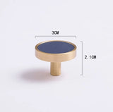 Brass Cowhide Furniture Cabinet Extended Door Handle