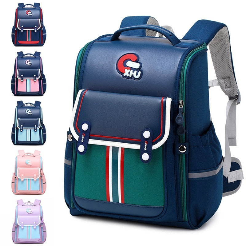 Primary School Boys And Girls Large Capacity 1-6 Grade Burden Reduction Waist Support Astronaut Bag