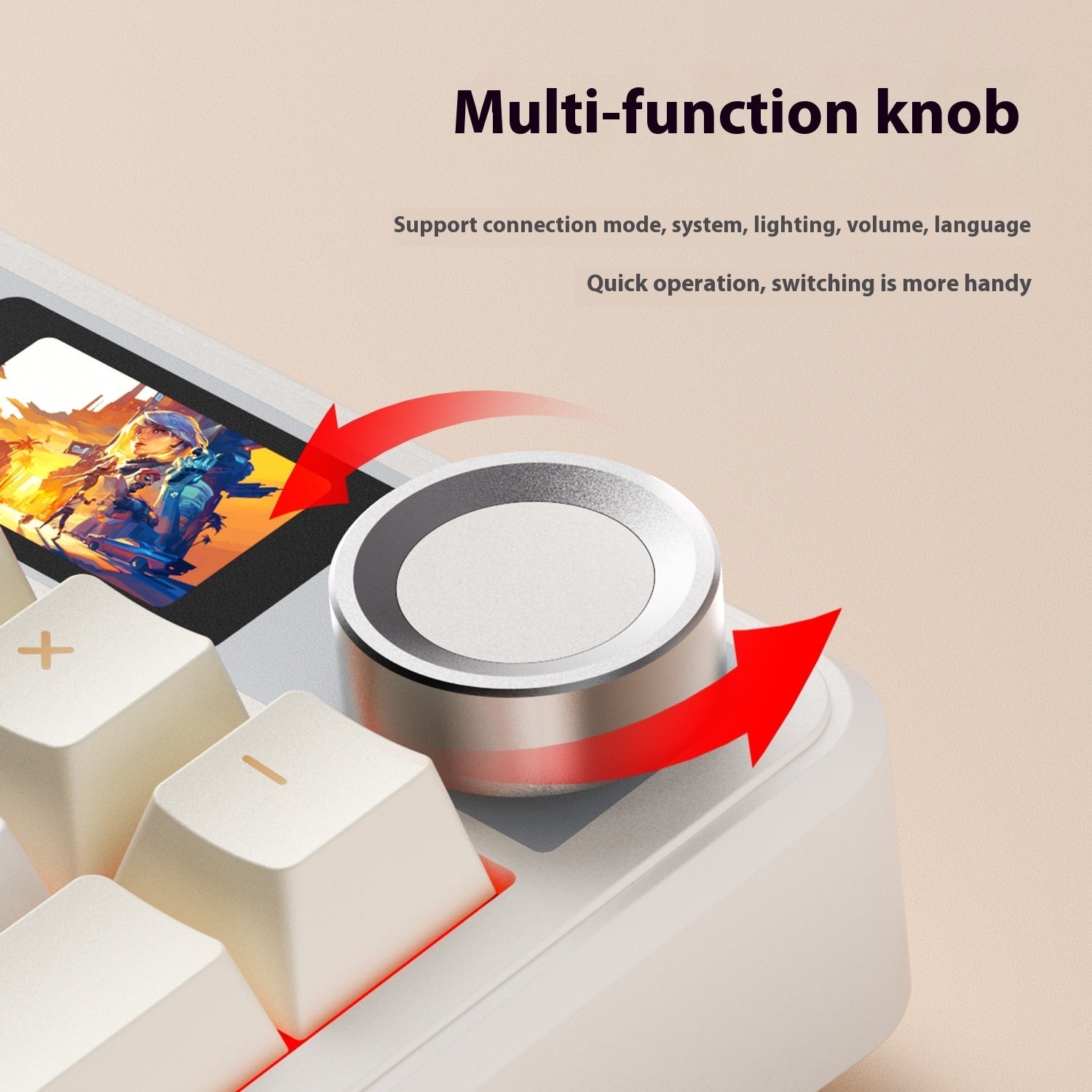 F108pro Wireless Bluetooth Three-model Customized Mechanical Keyboard