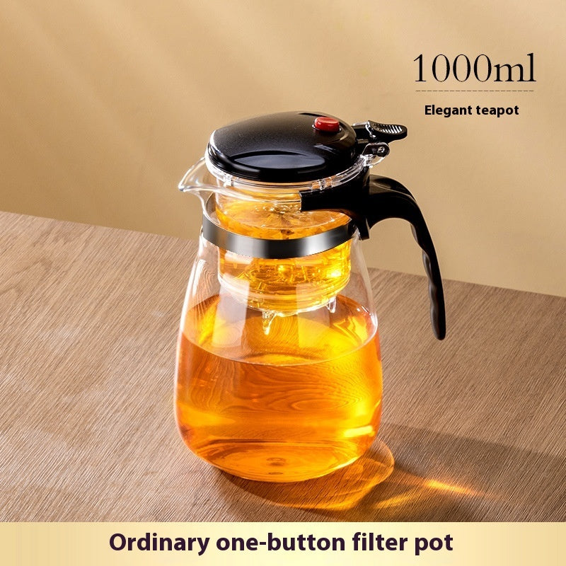 Separation Filter Glass High Temperature Resistant Teapot
