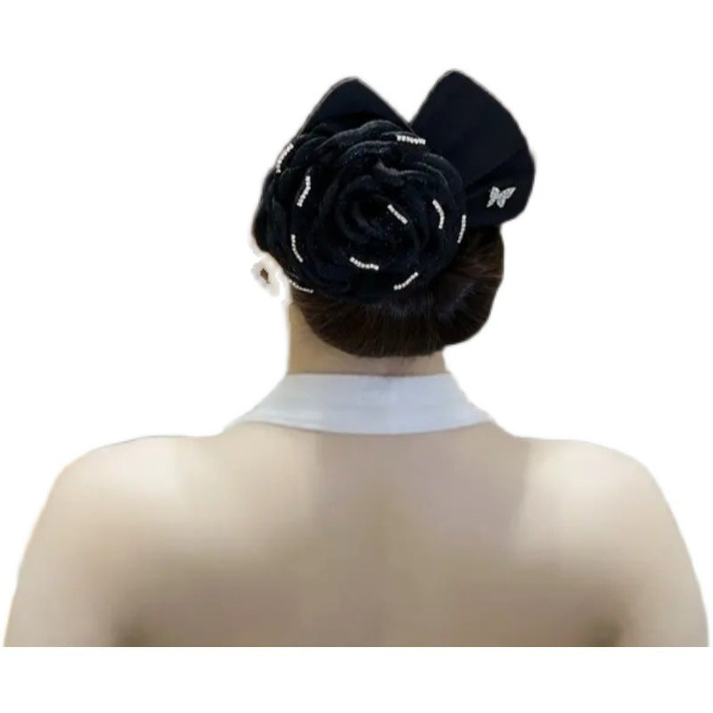 Handmade Camellia Twist Hair Tie