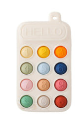 Children Teether Remote Control Silicone Long Teeth Comfort Toy