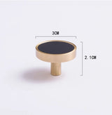 Brass Cowhide Furniture Cabinet Extended Door Handle