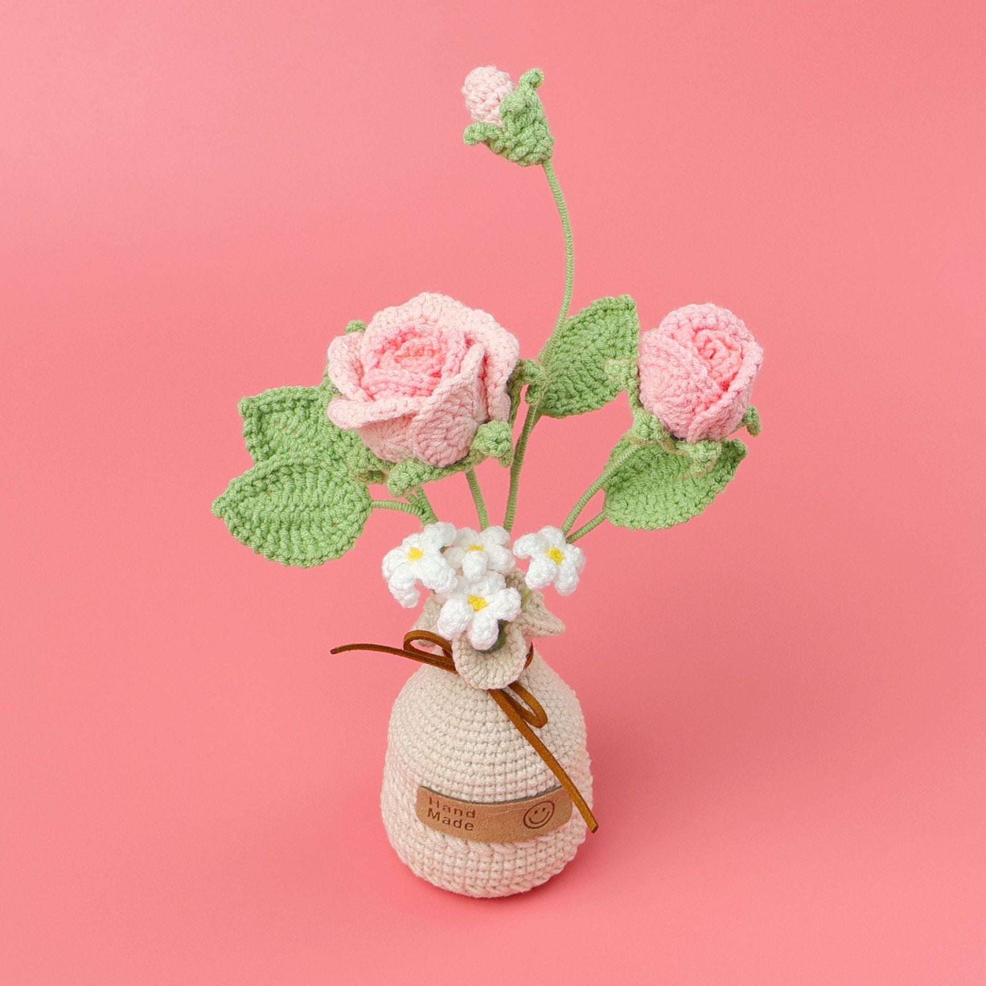 Handmade Wool Knitted Flower Pot