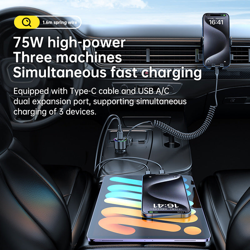Car Super Charger Comes With Spring Wire