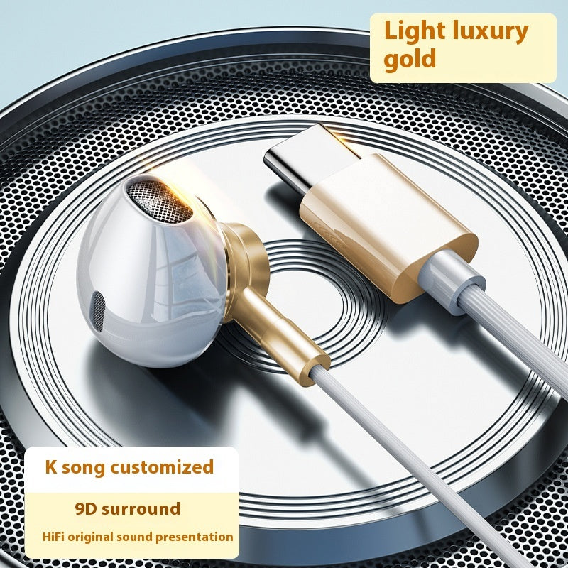 Headset Wired In-ear Typec Interface