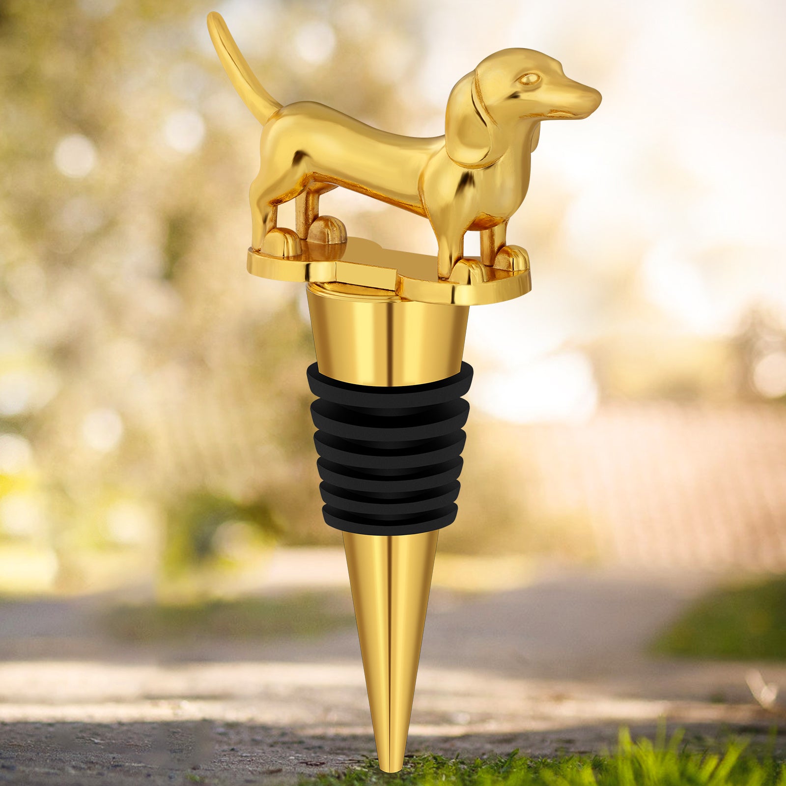 Dachshund-shaped Wine Stopper