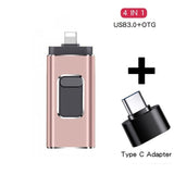 Multifunctional Mobile Phone U-disk Suitable For Mobile Phone Four-in-one Metal