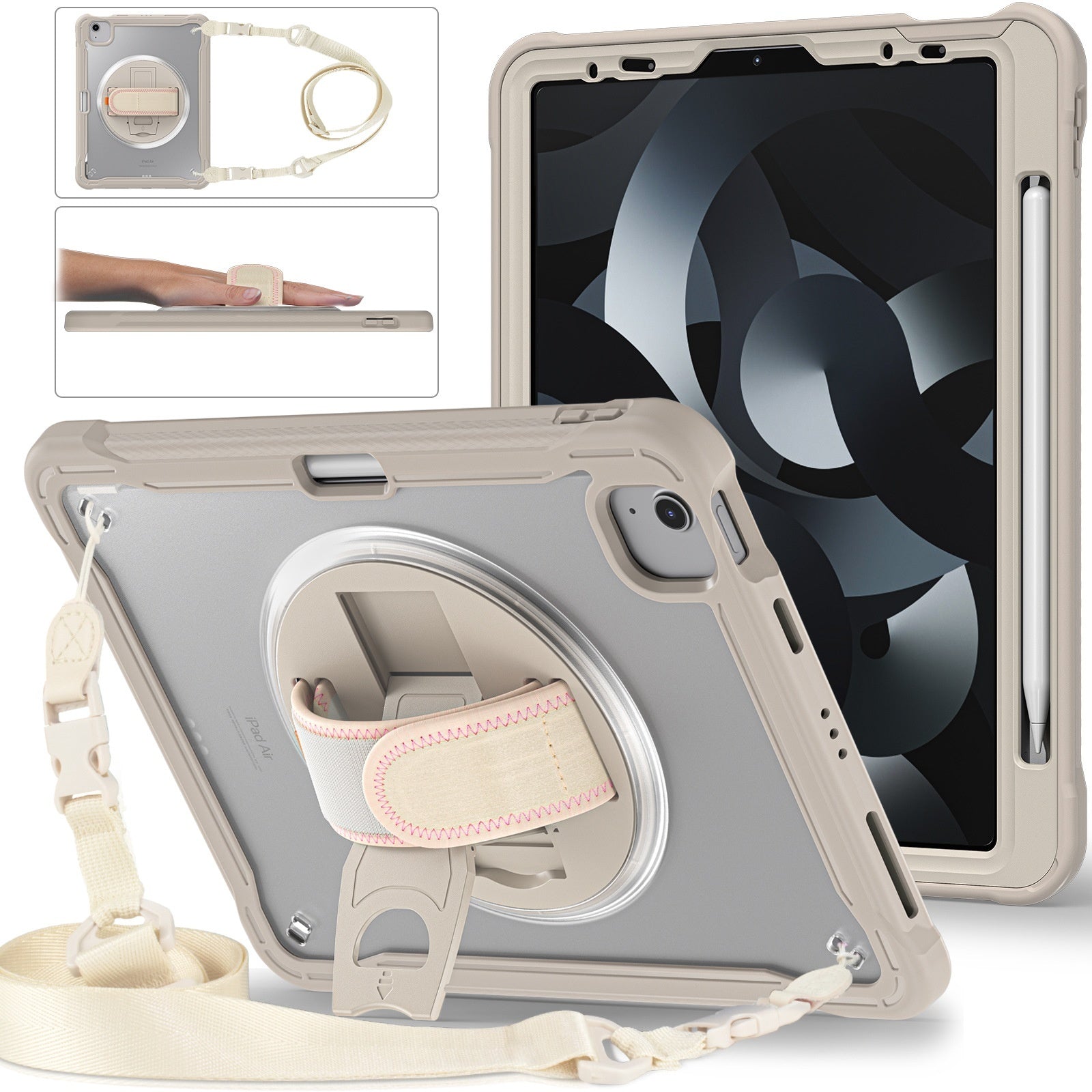 iPad Mini 6 Tablet Case 83-inch Rotating Bracket