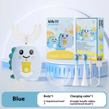 Children's Cartoon Little Dinosaur Soft Bristle Electric Toothbrush