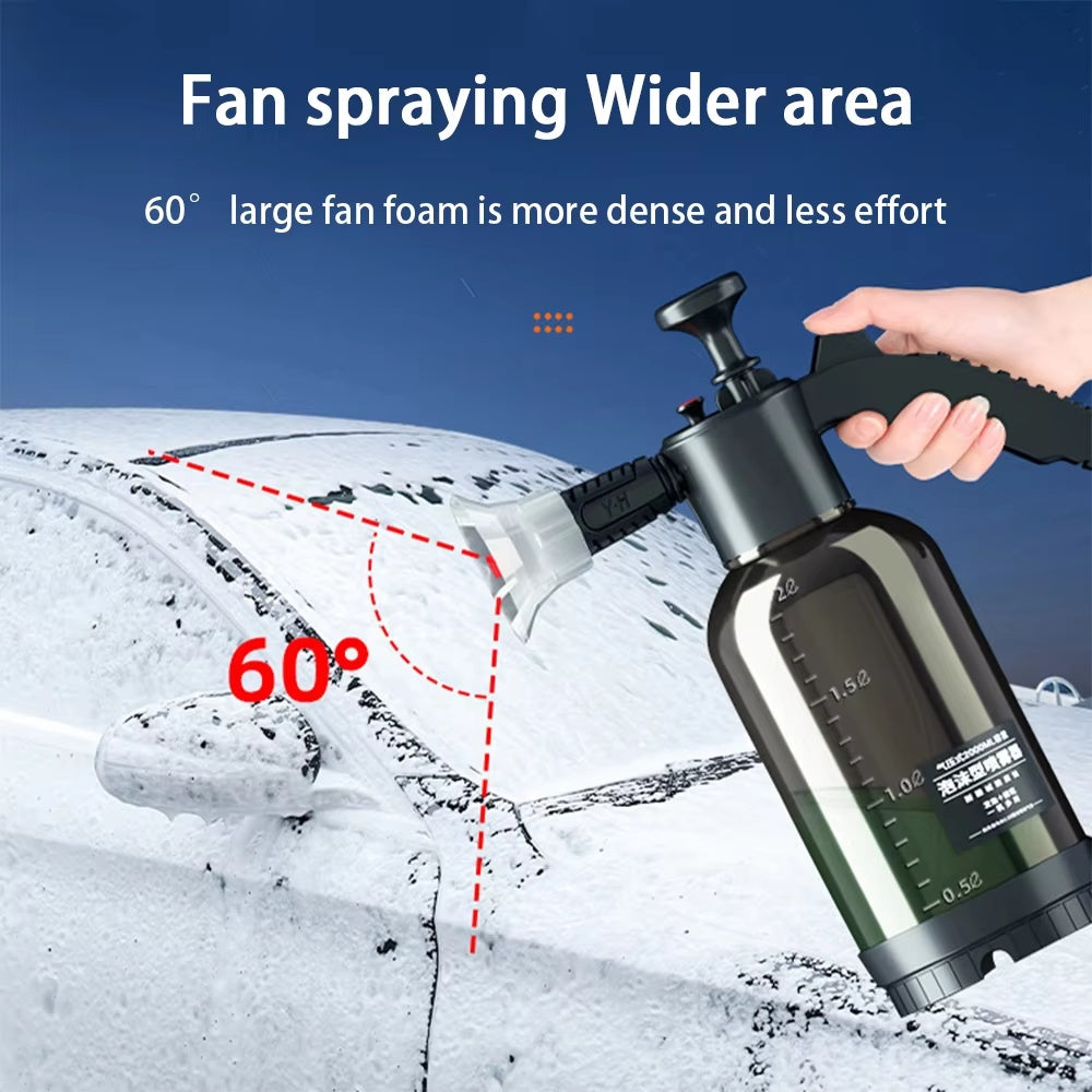 2L Portable Car Wash Foam High Pressure Sprayer