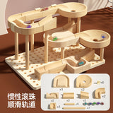Children's Colorful Multi-layer Inertial Sliding Car Track Gliding Car