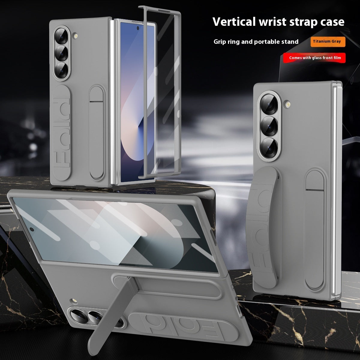 Vertical Wrist Strap Bracket Phone Case Protective Sleeve