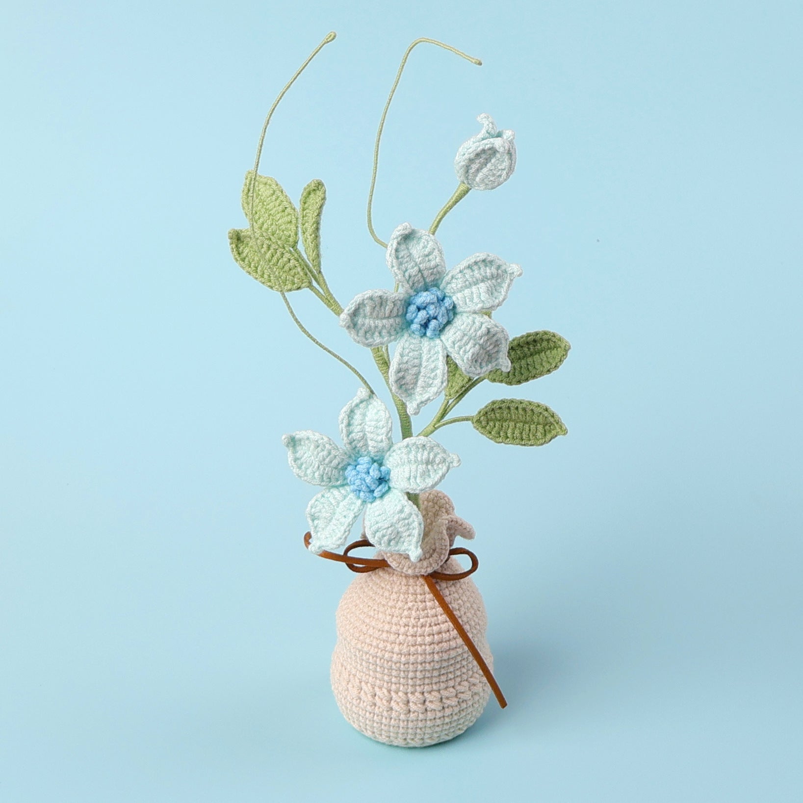 Handmade Wool Knitted Flower Pot