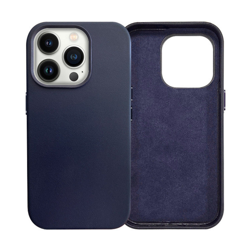 IPhone14 Series Magnetic Business Leather Drop-resistant Anti-wear Phone Case