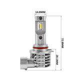 Car Led Headlight Far And Near Light Switching