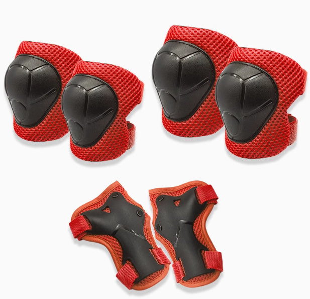 6-piece Set Of Protective Gear For Children's Roller Skating
