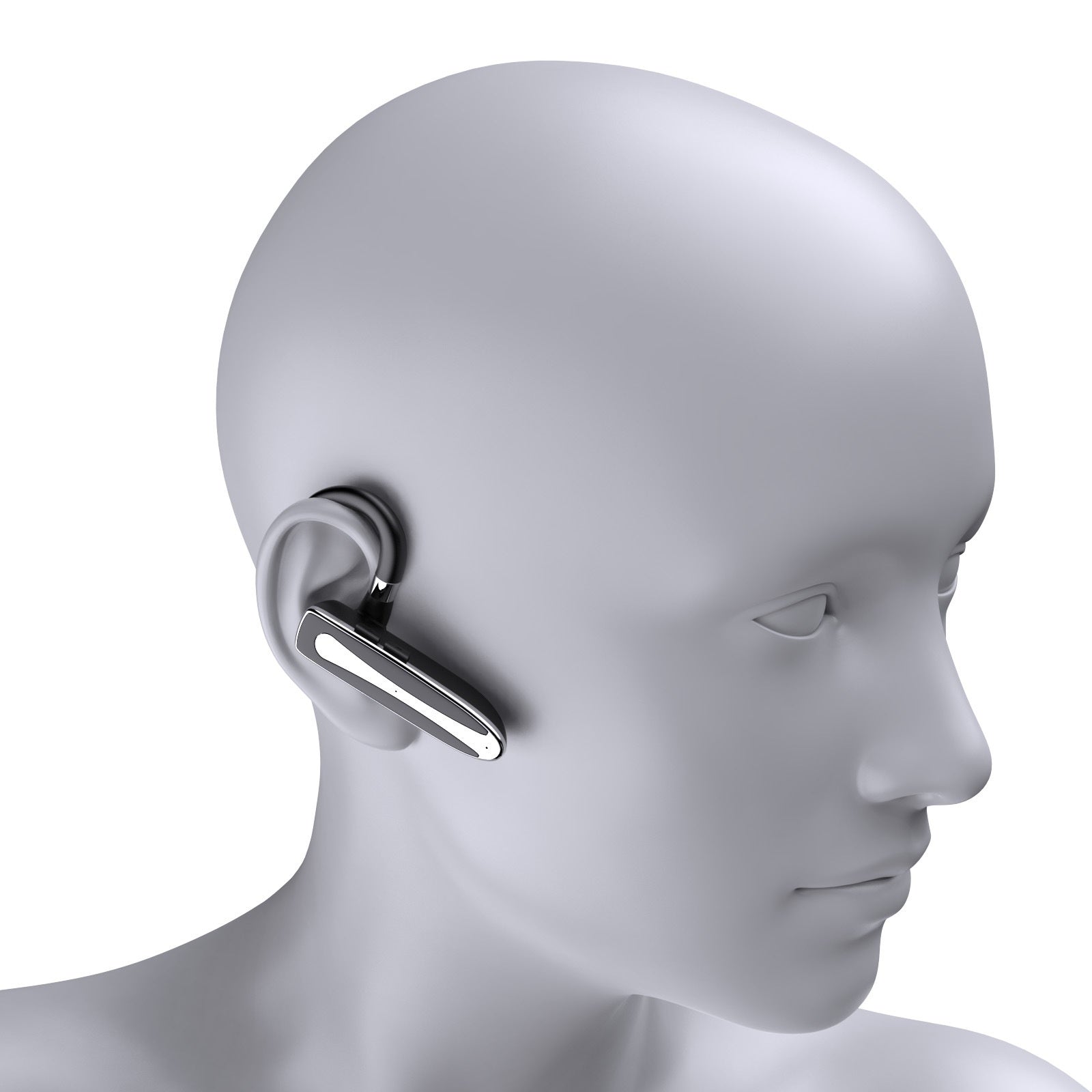 Ear-mounted Single-ear Bluetooth Headset with Call Noise Reduction