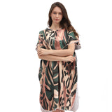 Dry Convenient Changing Double-sided Velvet Wearable Beach Bath Towel Hooded Cloak