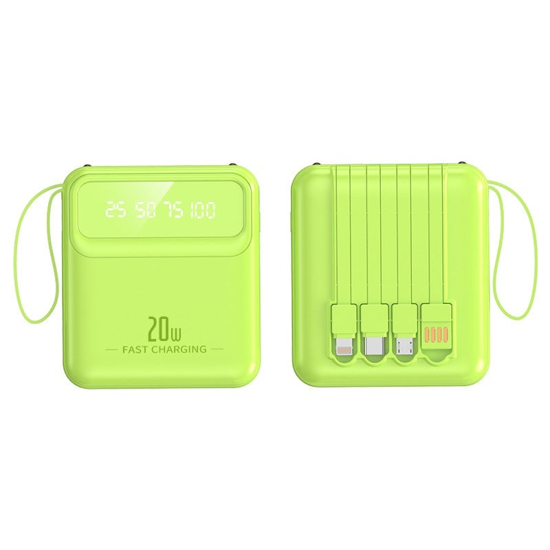 Mini Small Large Capacity With 4 Lines Power Bank