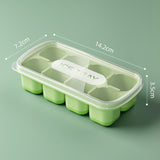 Large Capacity With Lid Easy To Take Off Ice Tray Household Ice Storage Ice Maker