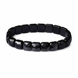 Men And Women Couple Natural Obsidian Bracelet