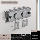 Invisible Clothesline Retractable Punch-free Indoor Steel Wire