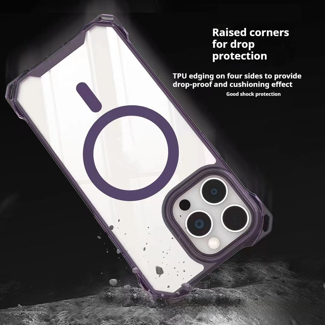 Slung Over One Shoulder Phone Cover Drop-resistant Four-corner Lanyard