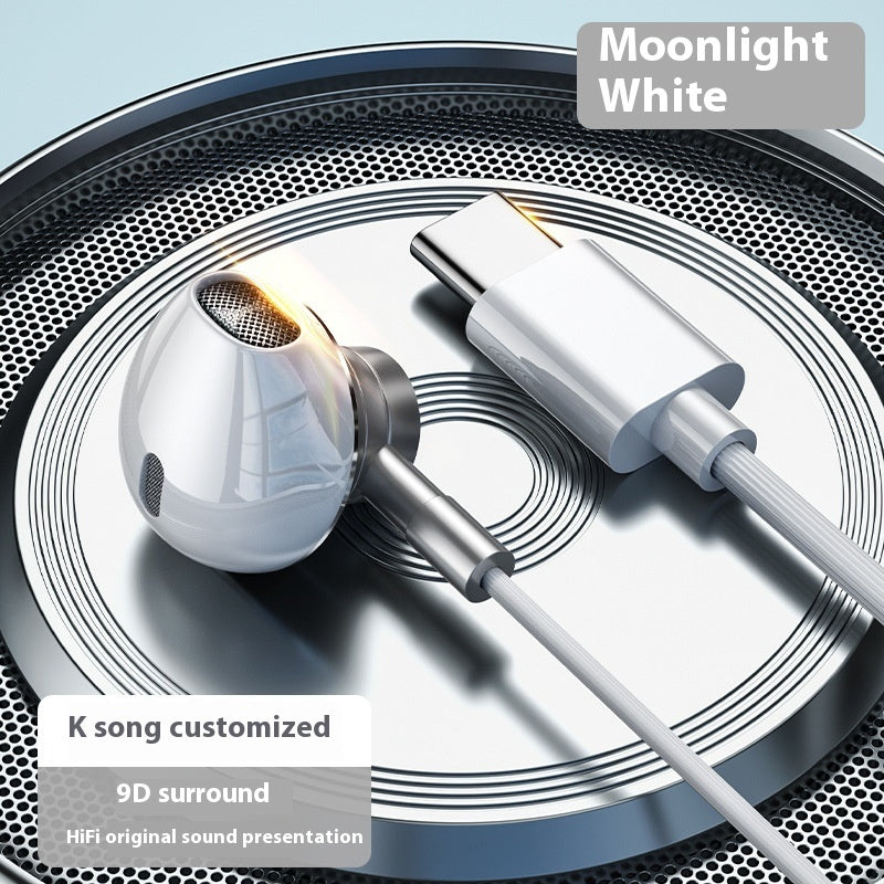 Headset Wired In-ear Typec Interface