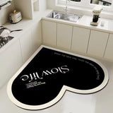 Kitchen Floor Mat Absorbent Oil-absorbent Quick-drying Stain-resistant
