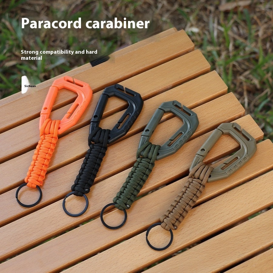 Outdoor Woven Multi-functional D-shaped Plastic Hook