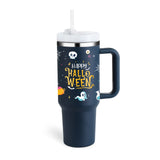 40 Oz Insulated Tumbler With Handle Straw
