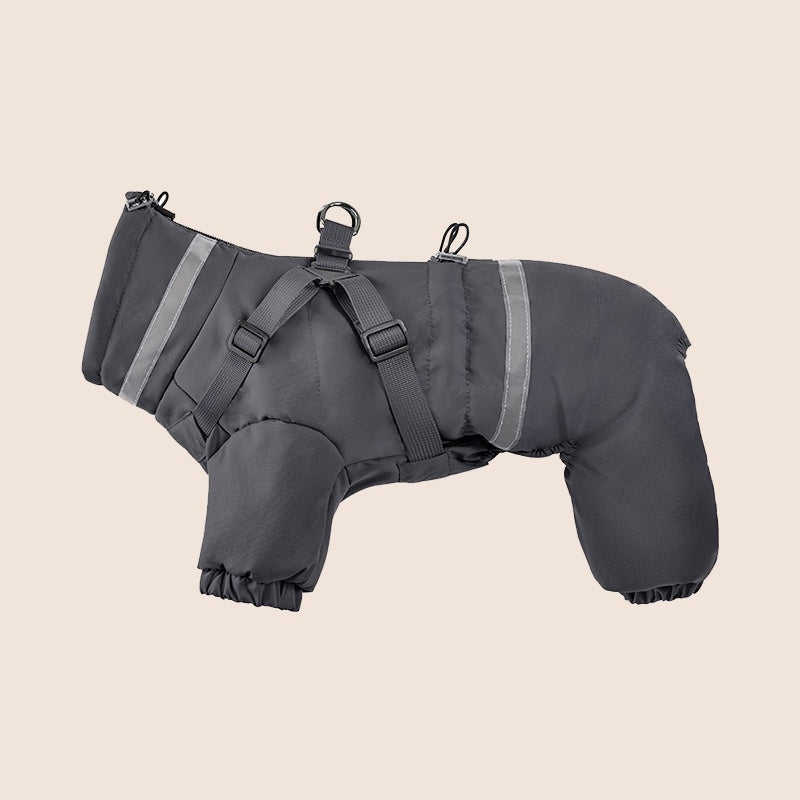 Autumn And Winter Warm All-inclusive Traction Four-leg Cotton-padded Jacket