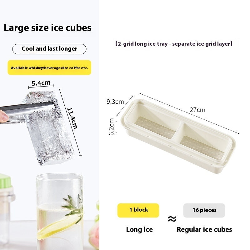 Press Ice Cube Mold Gap Type Large Ice Cube Box