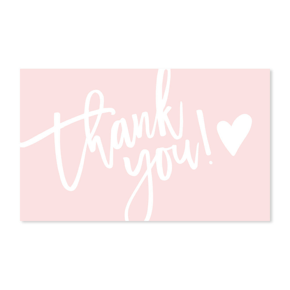 Thank You Card Coated Paper Card