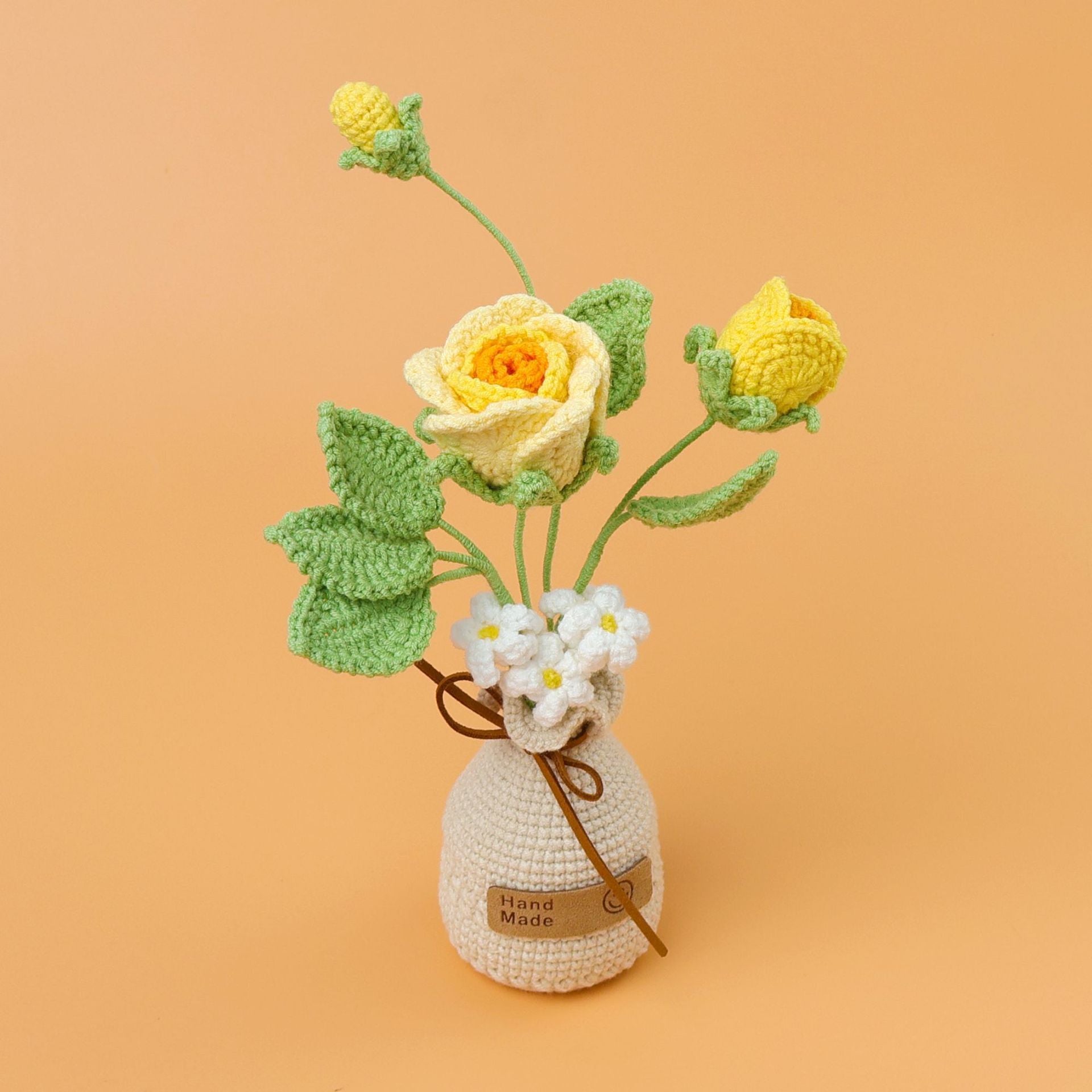 Handmade Wool Knitted Flower Pot