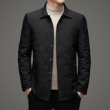 Men's Plaid Collar Cotton Jacket