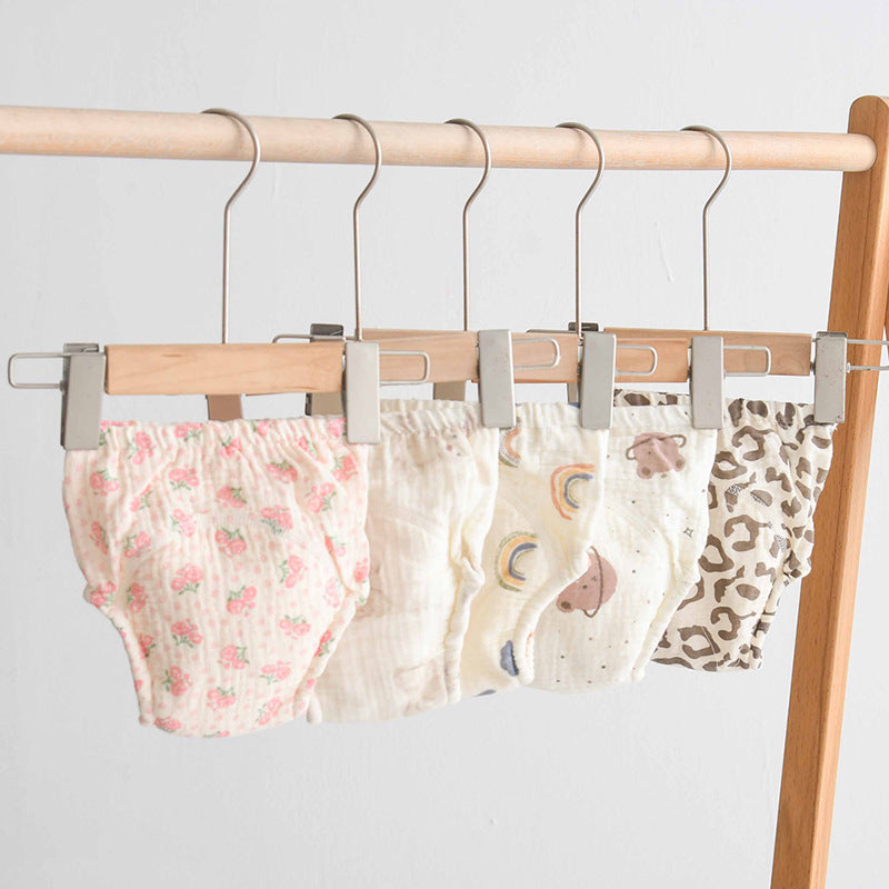 Gauze Cotton Baby's Ring Urine Training Pants Pure Diaper Pants