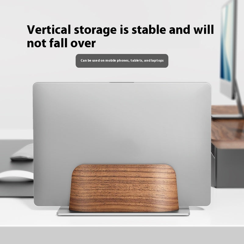 Notebook Vertical Bracket Aluminum Alloy Hanging Desktop Storage Bracket