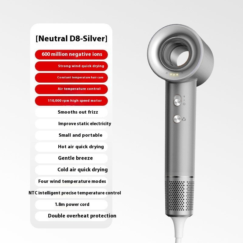 High Concentration Anion Hair Dryer Constant Temperature Does Not Hurt Hair