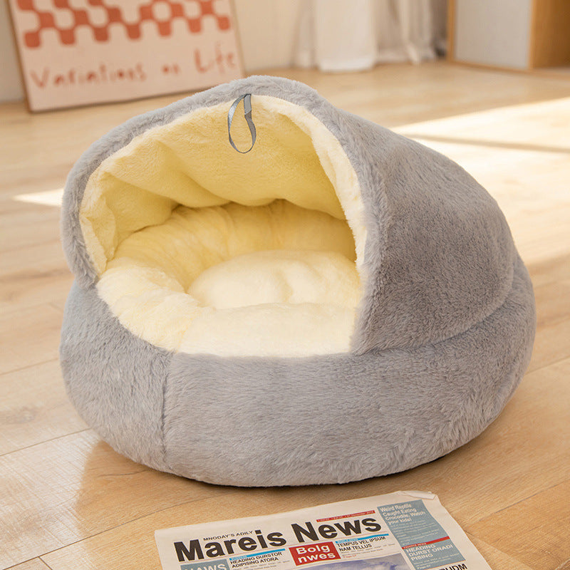 Universal Kennel For All Four Seasons, Sleeping Cat Nest, Semi-closed Dog House, Cat Bed, Warm Winter Nest, Pet Supplies