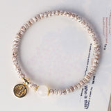 Mini Xingyue Bodhi Single-wrap Bracelet Crescent Moon High Density Smooth And White