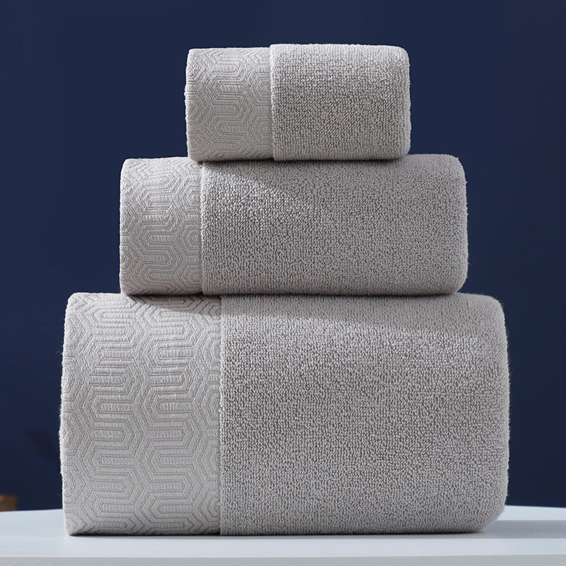 Pure Cotton Towels Three-piece