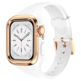 Liquid Silicone Strap With Stainless Steel Frame Shell Set