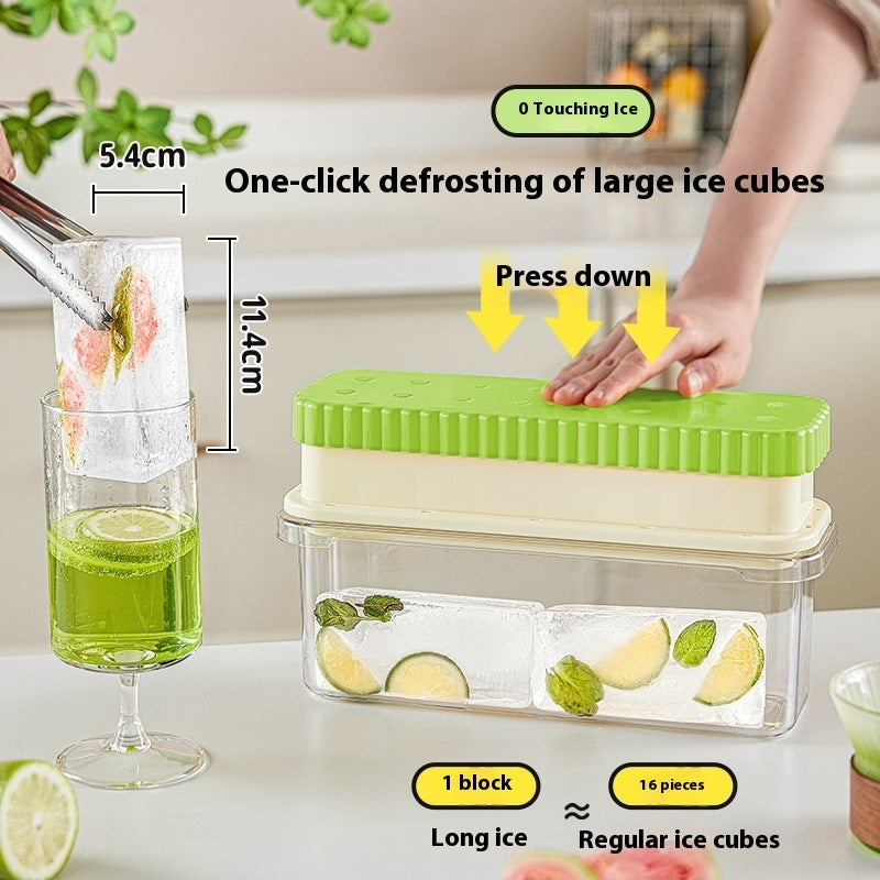 Press Ice Cube Mold Gap Type Large Ice Cube Box